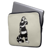 Kreatur-Skelett-Handschuhmaske Laptopschutzhülle (Vorderseite Links)