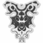 Kreatur X v1 Aufkleber (Vorderseite)