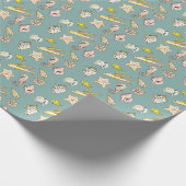 Kreaturen aus dem Ozeanverpackungspapier Geschenkpapier (Ecke)