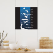 Kreaturen des offenen Ozeans Poster (Küche)