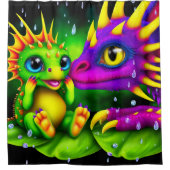 Kreaturen Duschvorhang (Vorderseite)