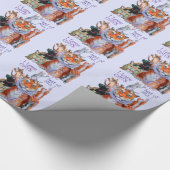 Kreaturen Große und kleine Katze! Geschenkpapier (Ecke)