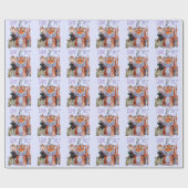 Kreaturen Große und kleine Katze! Geschenkpapier (Flach)