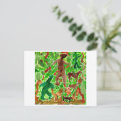 Kreaturen im Tiefwald auf der Postkarte (Stehend Vorderseite)