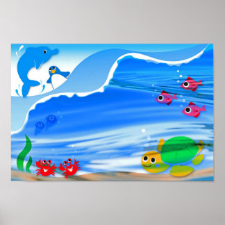 Kreaturen ohne Wasser Poster