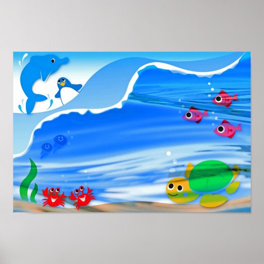 Kreaturen ohne Wasser Poster (Vorne)