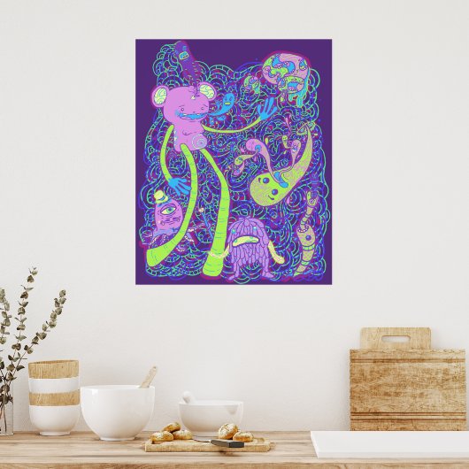 Kreaturen Poster (Küche)