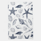 Kreaturen unter Wasser Geschirrtuch (Vertikal)
