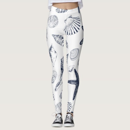Kreaturen unter Wasser Leggings (Vorderseite)