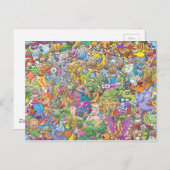 Kreaturenfestival Postkarte (Vorne/Hinten)