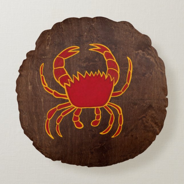 Krebs 2009 rundes kissen (Vorderseite)