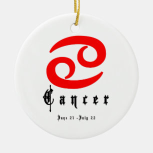 Krebs, 21. Juni - 22. Juli Keramikornament