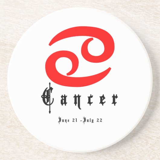 Krebs, 21. Juni - 22. Juli Untersetzer (Vorne)