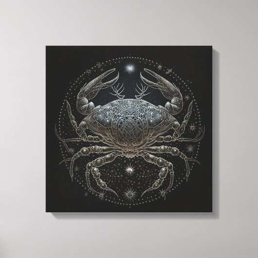 Krebs - 21. Juni bis 22. Juli Canvas Print Leinwanddruck (Vorderseite)