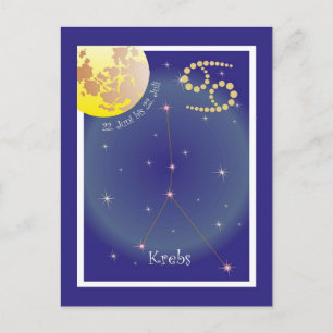 Krebs 22. Juni bis 22. Juli Postkarte