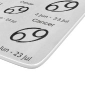 Krebs 69 Zodiac Sign Thunder_Cove Schneidebrett (Ecke)