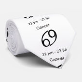 Krebs 69 Zodiac-Zeichen Thunder_Cove Krawatte (Gerollt)