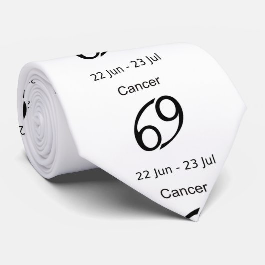 Krebs 69 Zodiac-Zeichen Thunder_Cove Krawatte (Gerollt)