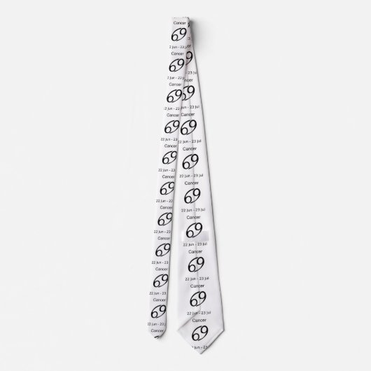 Krebs 69 Zodiac-Zeichen Thunder_Cove Krawatte (Rückseite)