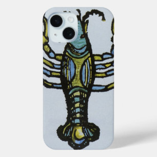 Krebs, altes Zeichen des Zodiak iPhone 15 Hülle