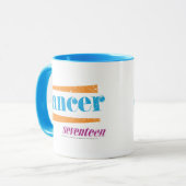 Krebs-Aqua Tasse (Vorderseite Links)