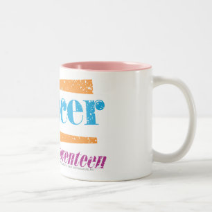 Krebs-Aqua Zweifarbige Tasse