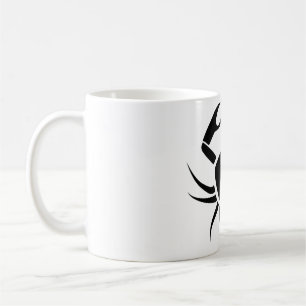 Krebs Astrologisches Symbol Zeichen 6 Kaffeetasse