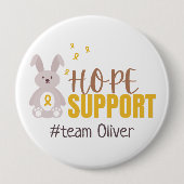 Krebs bei Kindern. Buttons für benutzerdefinierte (Vorderseite)