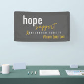 Krebs bei Kindern Custom #team name Banner (Messe)