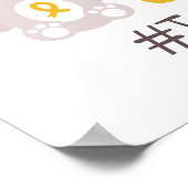 Krebs bei Kindern. Custom #team name Poster & Prin (Ecke)