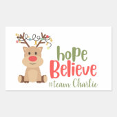 Krebs bei Kindern. Custom #team name Stickers (Vorderseite)