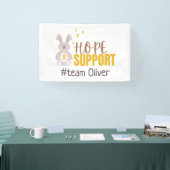 Krebs bei Kindern. Custom #team name.support Banne Banner (Messe)