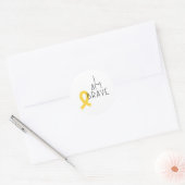 Krebs bei Kindern. Ich bin tapfer. Aufkleber & Eti (Umschlag)