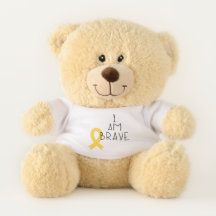 Krebs bei Kindern. Ich bin tapfer. Teddy-Bär