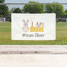 Krebs bei Kindern. individuelle Name-Banner Außenw