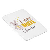 Krebs bei Kindern. Individuelle Name Flexibles Fot Magnet (Rechte Seite)