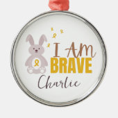 Krebs bei Kindern. Individuelle Name. Keramik-Orna Ornament Aus Metall (Vorne)