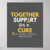 Krebs bei Kindern.support.euro.cure. Poster & Prin (Vorne)