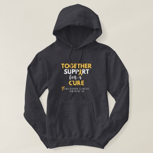Krebs bei Kindern.support.euro.cure. Pullover Hood (Design vorne)