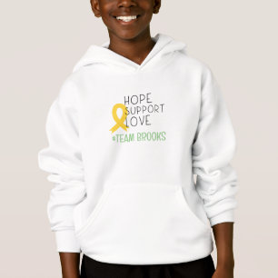 Krebs bei Kindern. #team name custom kids Hoodie