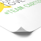 Krebs bei Kindern. #team Name custom Prints Poster (Ecke)