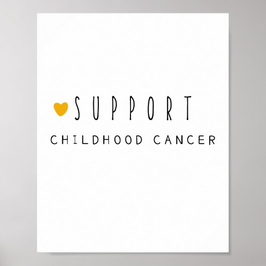 Krebs bei Kindern. Unterstützung. Poster & Prints (Vorne)