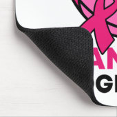 Krebs bekämpfen gemeinsam Fußball Brustkrebs Ribb Mousepad (Ecke)