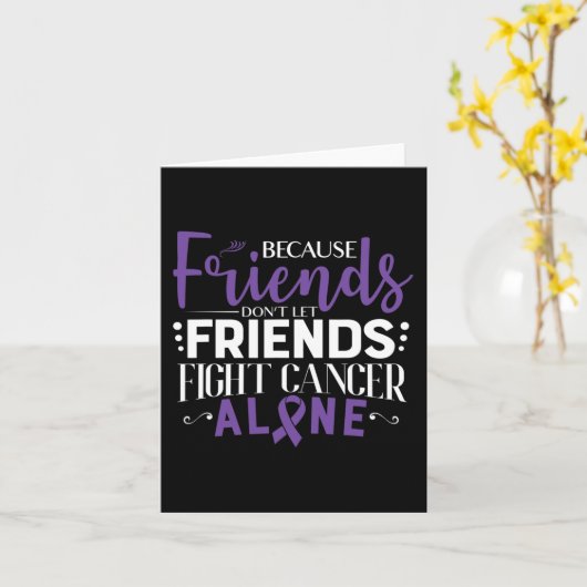 Krebs bekämpfen karte (Gelbe Blume)