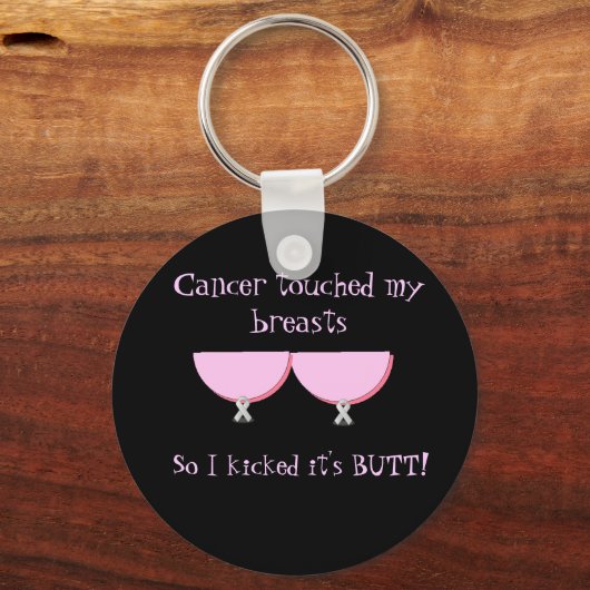 Krebs berührt meine Brustkette Schlüsselanhänger (Vorderseite)