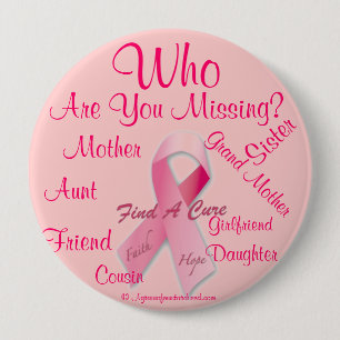 Krebs-Bewusstsein Button