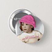 Krebs-Bewusstsein Button (Vorne & Hinten)