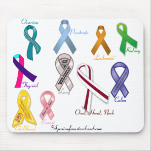Krebs-Bewusstsein Mousepad