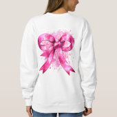 KREBS-BEWUSSTSEIN UND PRÄVENTION SWEATSHIRT (Rückseite)