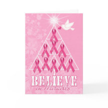 Krebs-Bewusstseins-Rosa-Band-Weihnachtsbaum